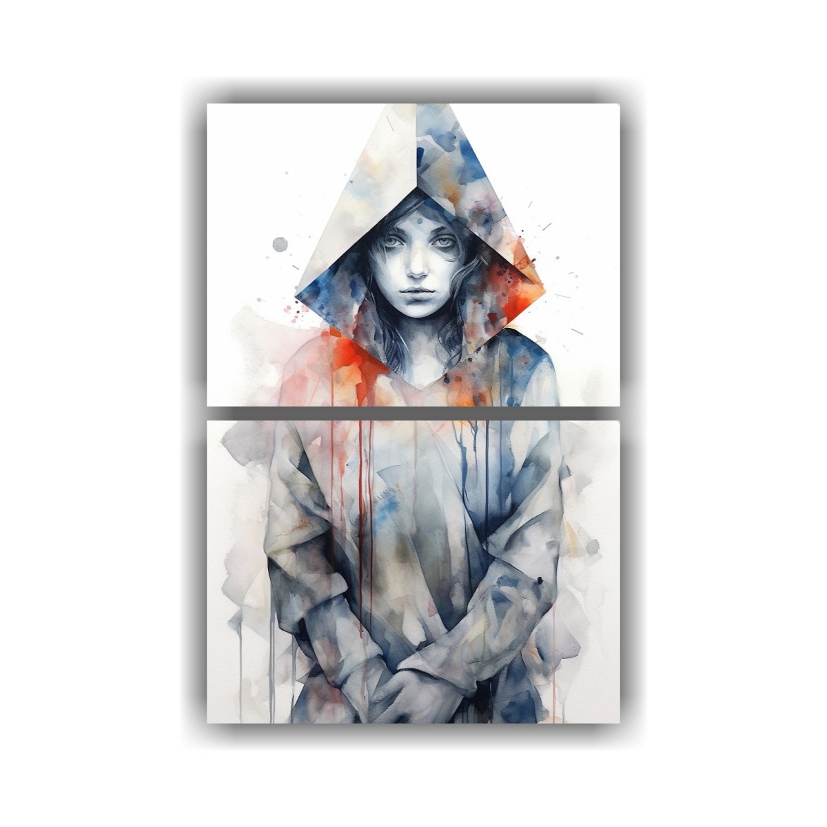 PINTURAS DECORATIVAS DE TELA ACUARELA CRYPTID Y 65X100 CM - 1