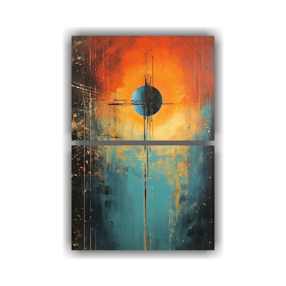 LIENZOS ACUARELA PROTAGONISMO PINTURA ABSTRACTA 30X40 CM - 1