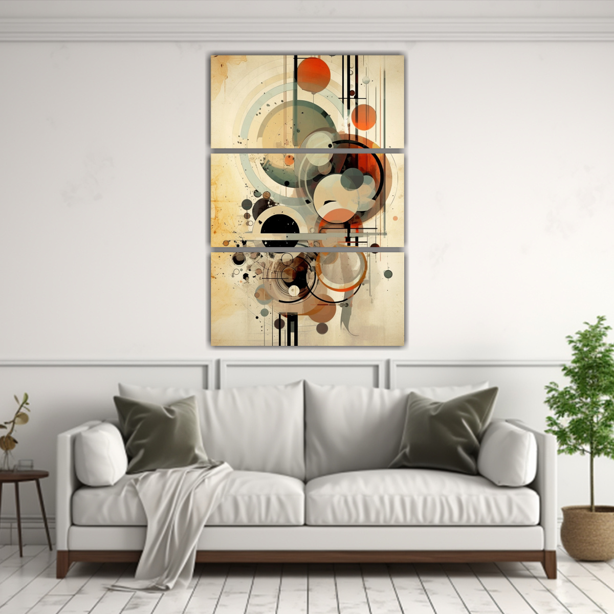 TRES ARTES DECORATIVO VIDA PINTURAS ABSTRACTAS 100X150 CM - 2