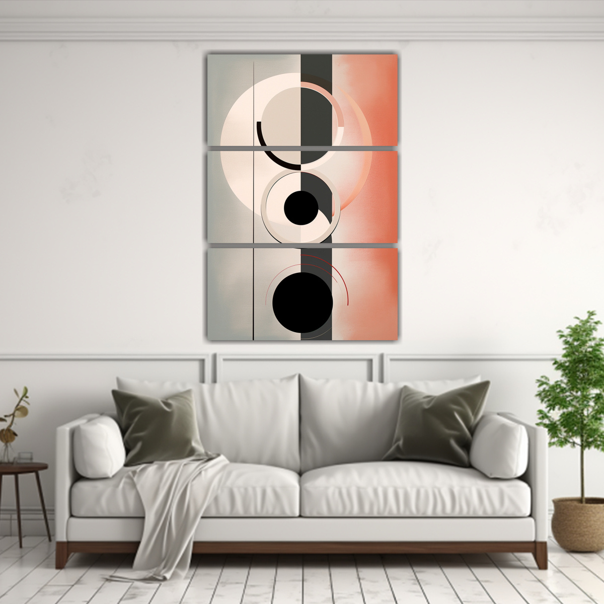 EXPOSICIÓN ARTE ACTUAL: LIENZOS TELA CON LÍNEAS 60X90 CM - 2