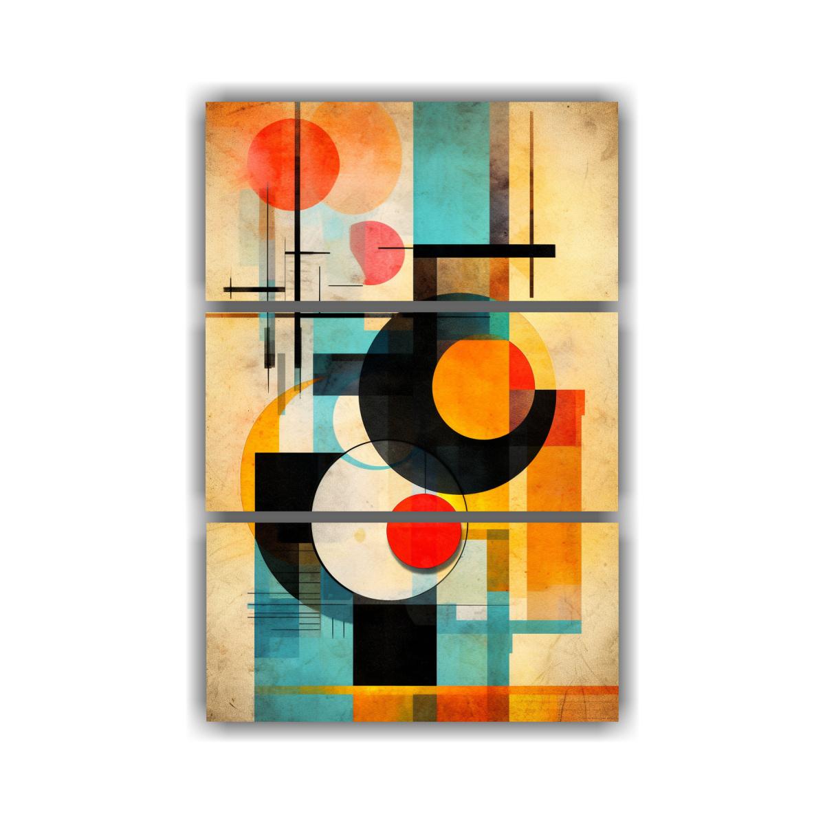 PINTURAS DE DECORACIÓN CON HERMOSO CONTRASTE EN 80X120 CM - 1