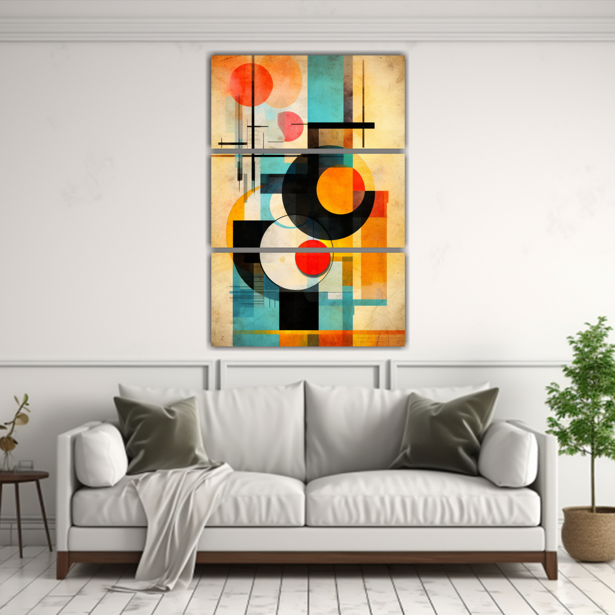 PINTURAS DE DECORACIÓN CON HERMOSO CONTRASTE EN 80X120 CM - 2