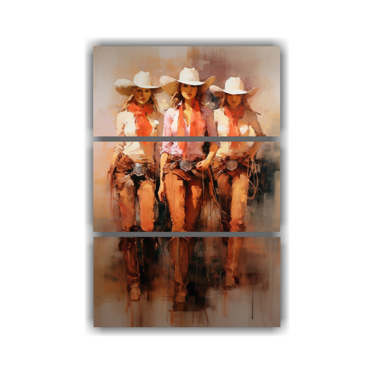 PINTURA DE FANTASÍA VANGUARDISTA GLAMUROSA Y 60X90 CM - 1