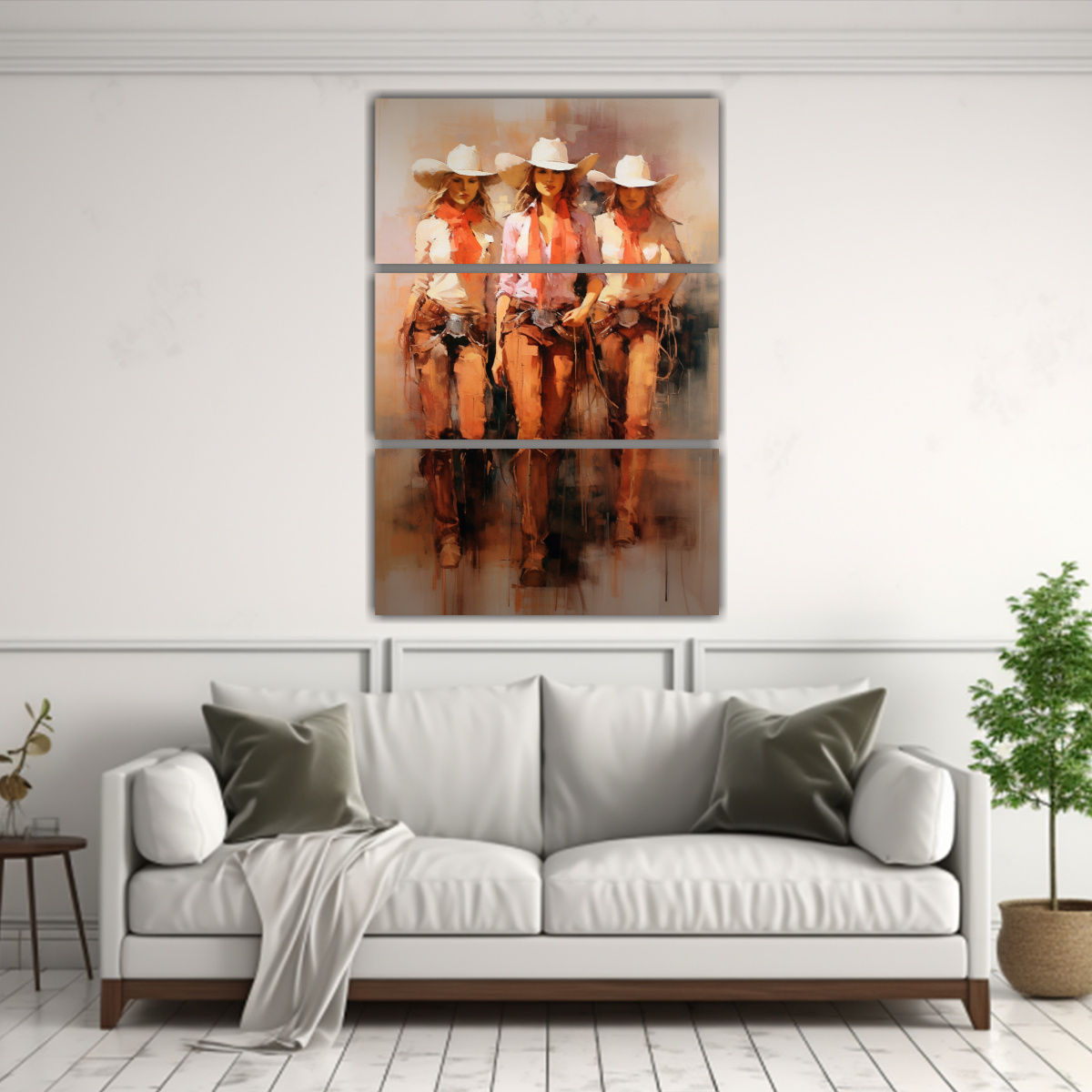 PINTURA DE FANTASÍA VANGUARDISTA GLAMUROSA Y 60X90 CM - 2