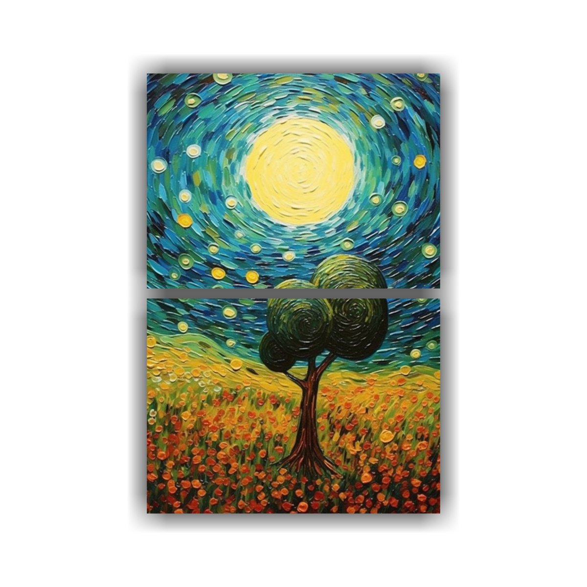 PINTURAS DE ARTE DE PARED INSPIRACIÓN PARA 75X100 CM - 1
