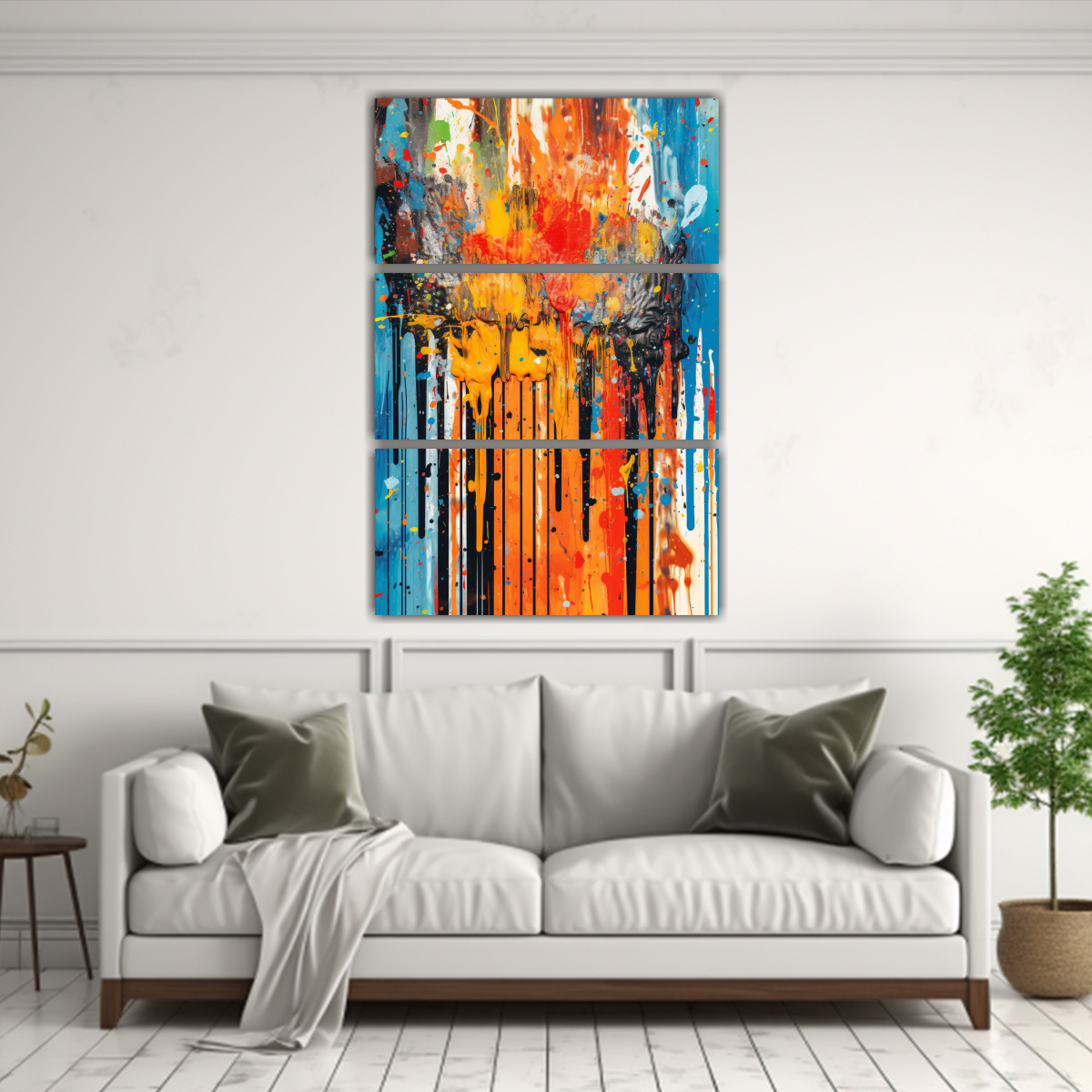 TRES TELAS EN BASTIDOR STREET ART FUSION PARA 160X240 CM - 2