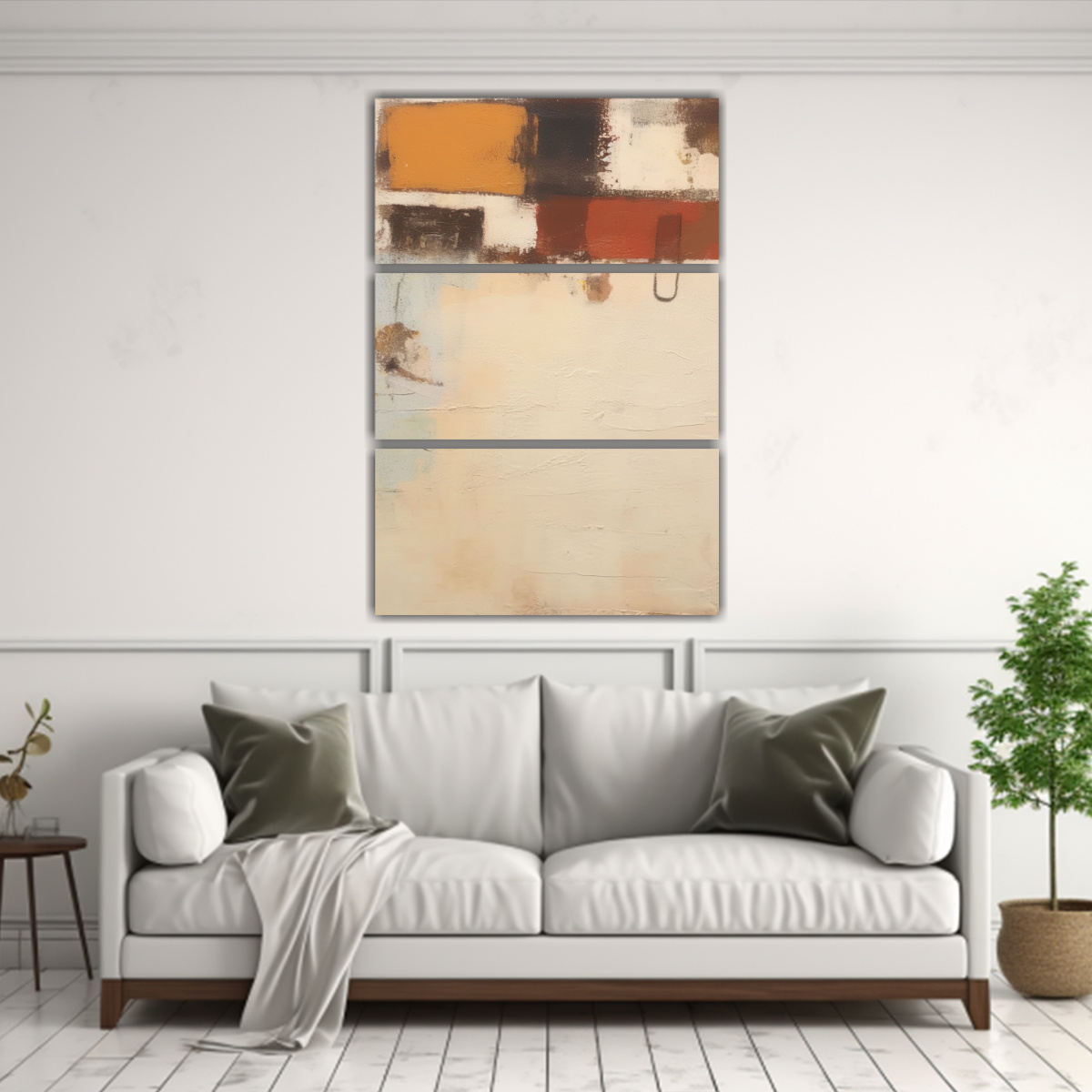 SET 3 PINTURAS DECORATIVAS CONCEPTO BRILLANTE EN 120X180 CM - 2