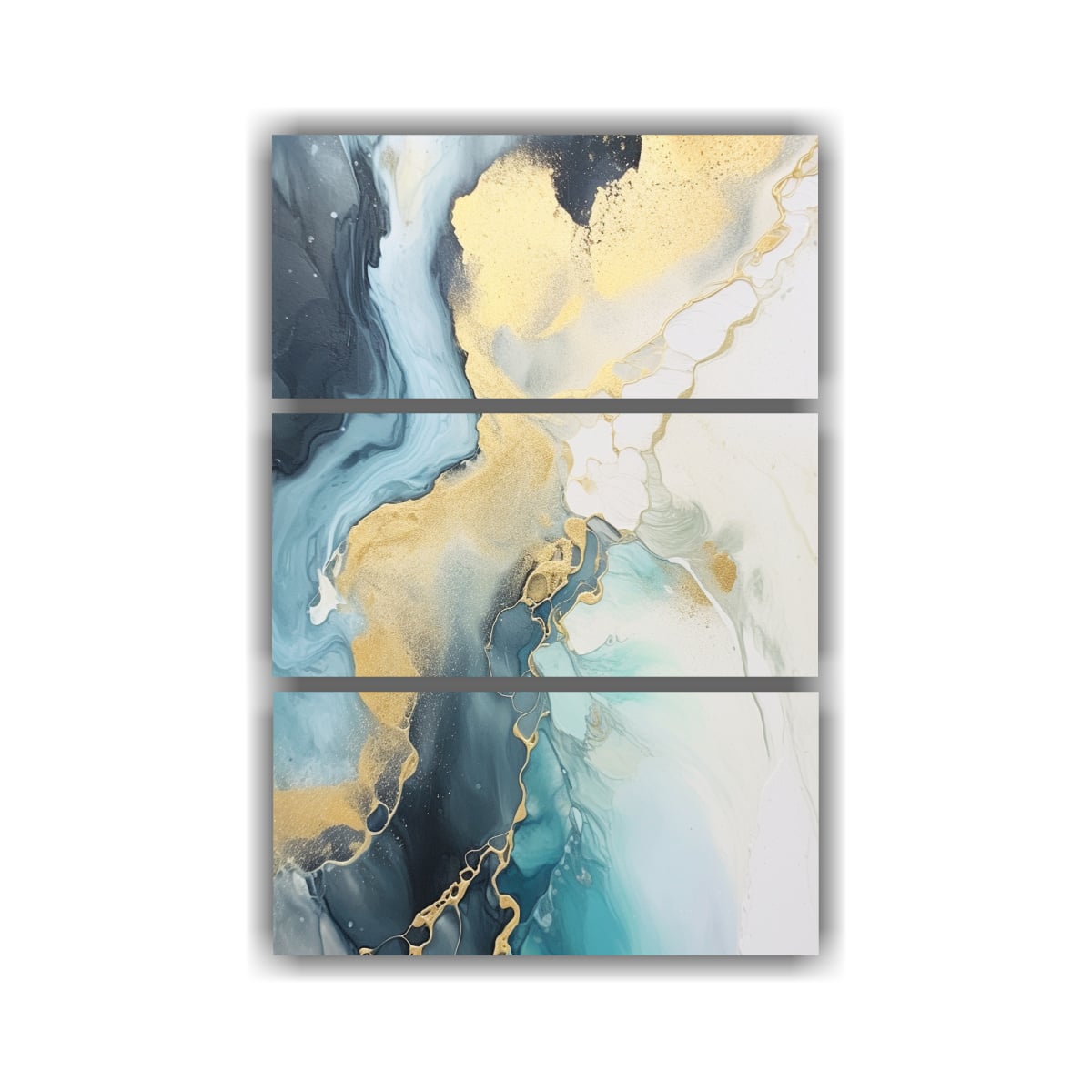 ARTES COMPOSICIÓN RESISTENTE: PINTURA ABSTRACTA 60X90 CM - 1