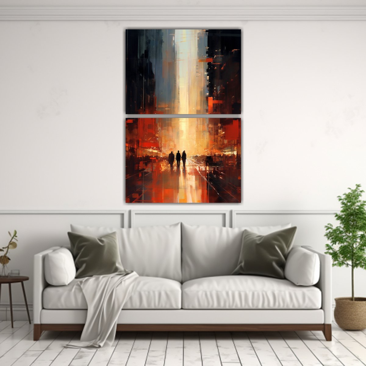 CUADROS ABSTRACTOS JONATHAN ANDERSON ESTILO J 50X80 CM - 2