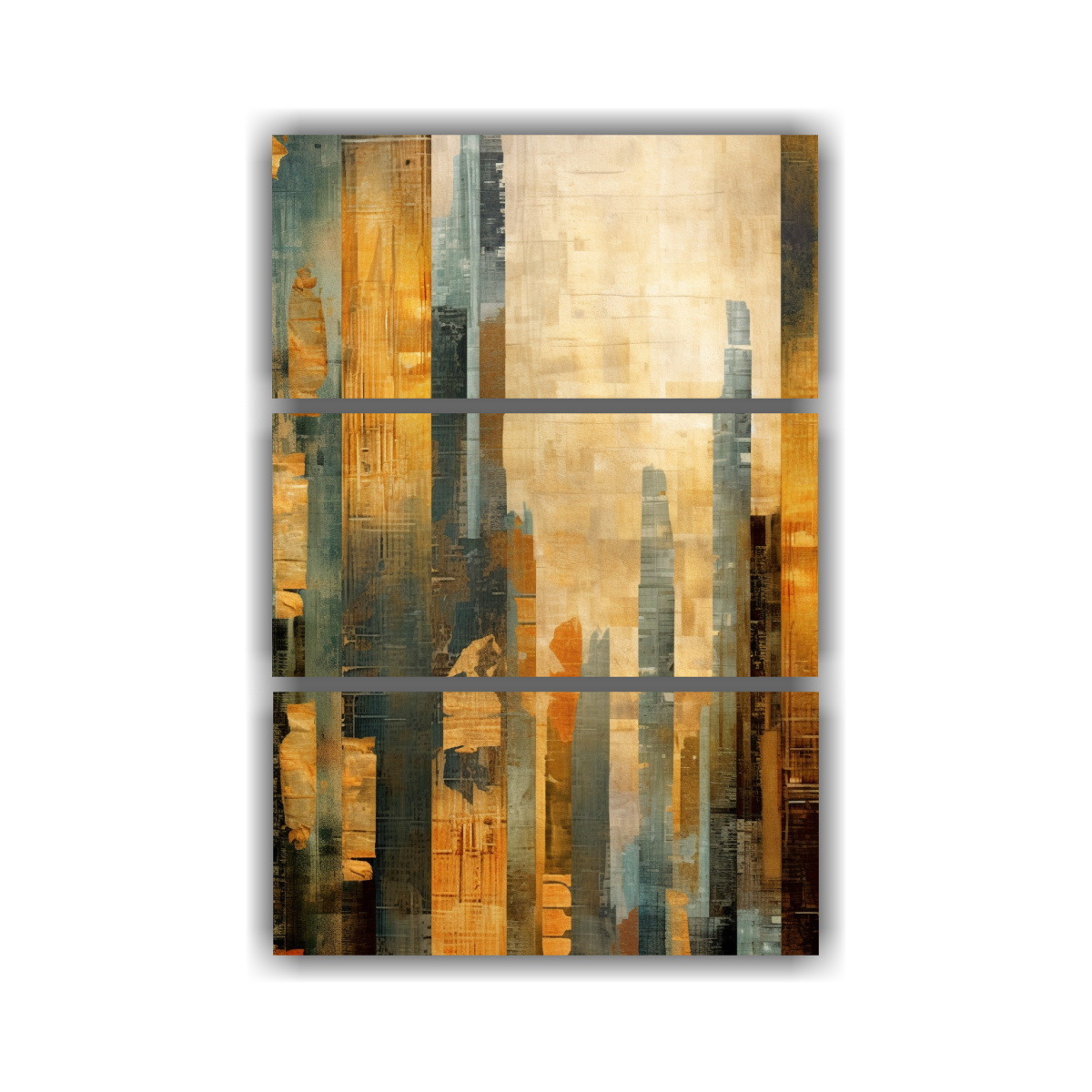 CUADRO DECORATIVO TRES CANVAS FOTOGRAFÍA 100X150 CM - 1