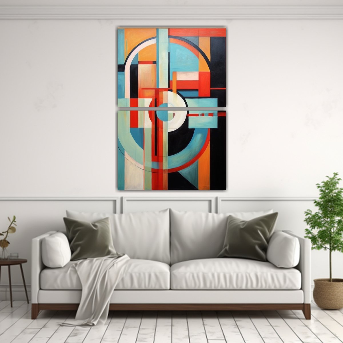 PINTURAS ABSTRACTAS ESTILO CRUZADO Y XS DEL 2002 45X60 CM - 2