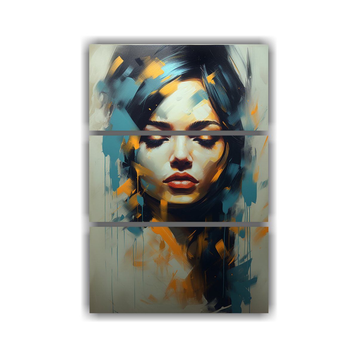 CUADROS DECORATIVOS DE BELLEZA CONTEMPORÁNEA CON 50X75 CM - 1
