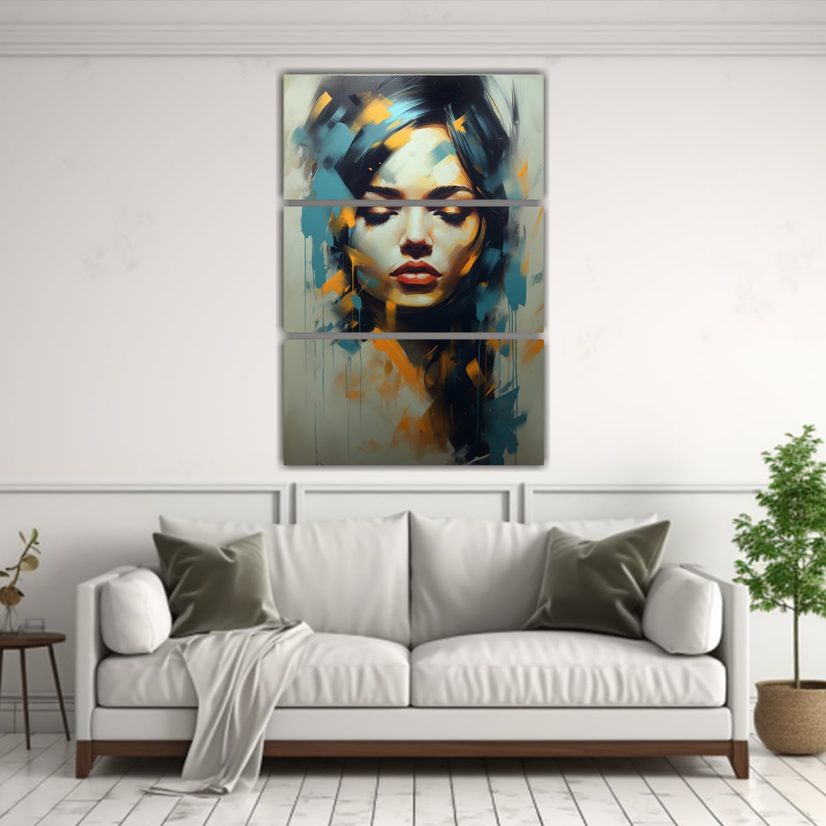 CUADROS DECORATIVOS DE BELLEZA CONTEMPORÁNEA CON 50X75 CM - 2