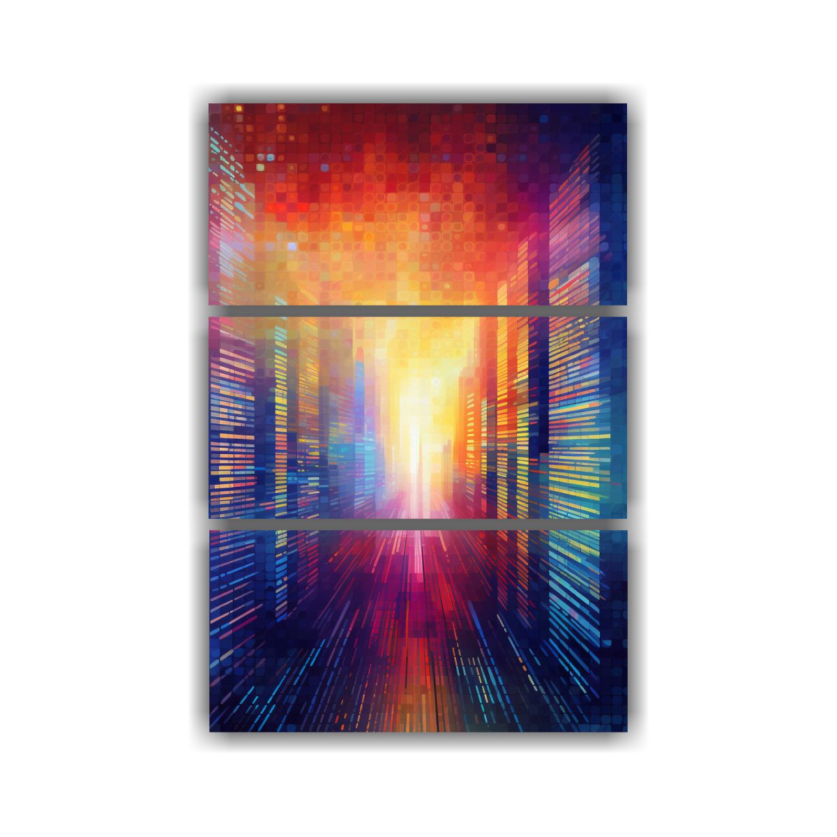 PINTURAS DECORATIVAS DE EXPRESIÓN DE PROFUNDIDAD 50X75 CM - 1