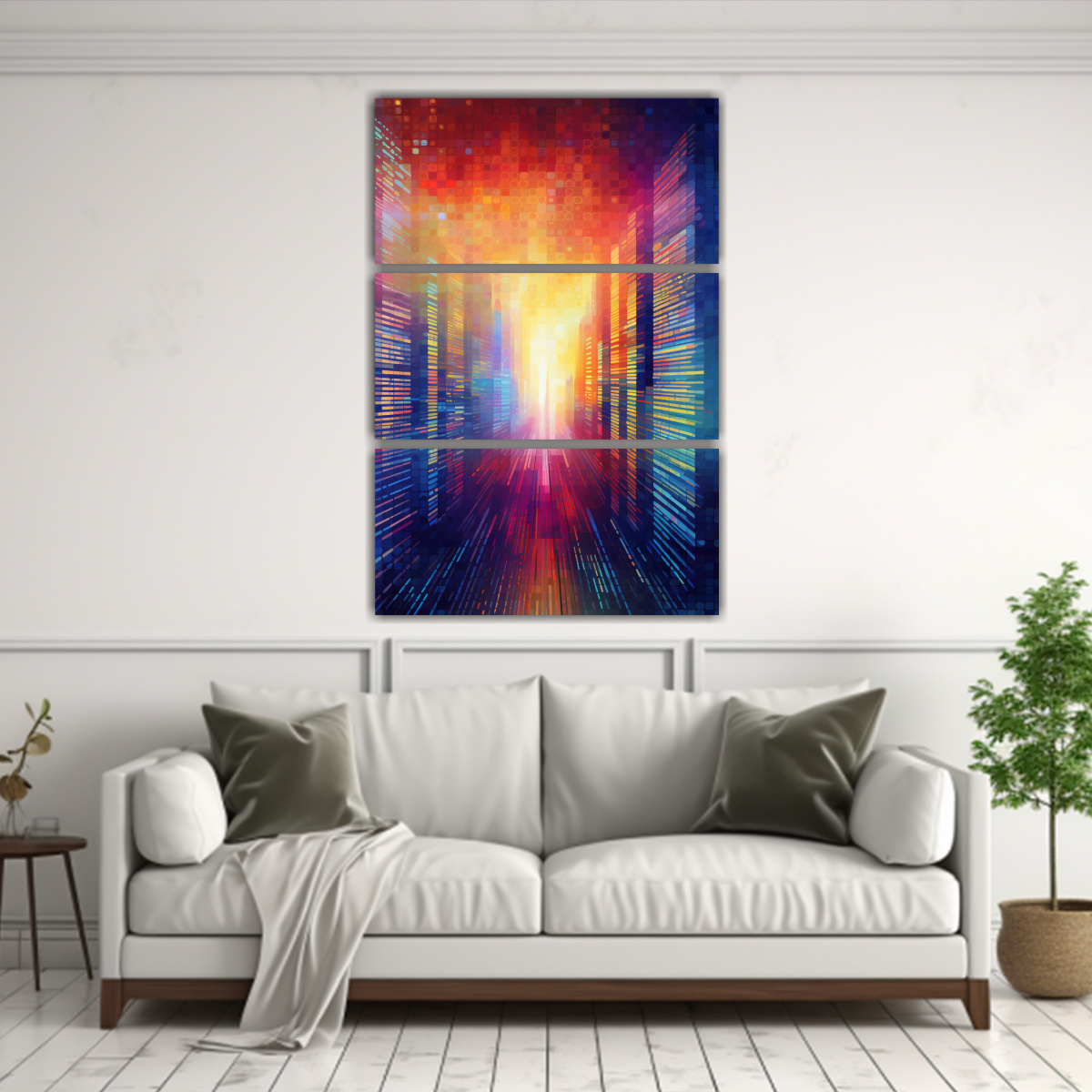 PINTURAS DECORATIVAS DE EXPRESIÓN DE PROFUNDIDAD 50X75 CM - 2
