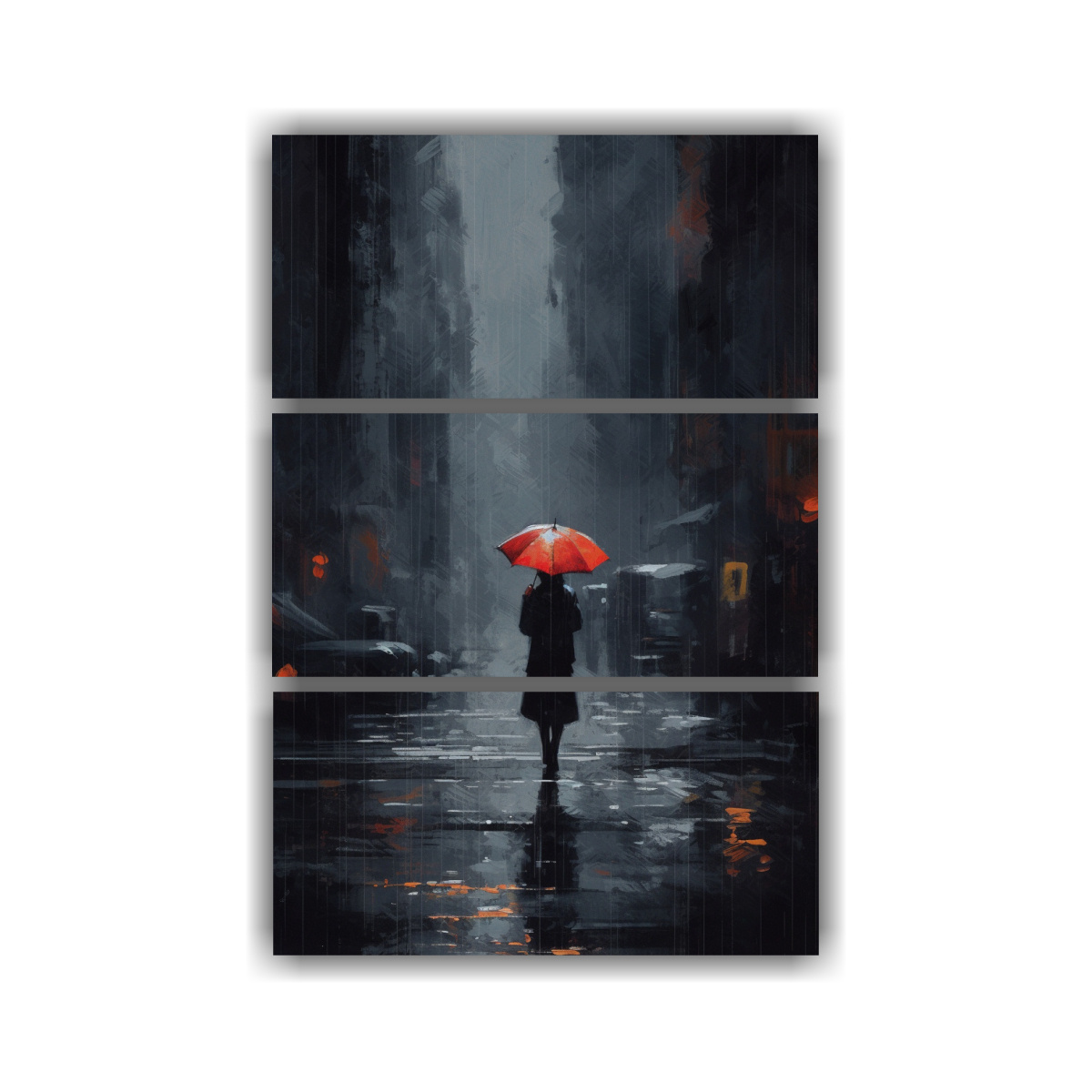 CONJUNTO 3 CUADROS CONCEPTUALES RECTANGULARES 100X150 CM - 1