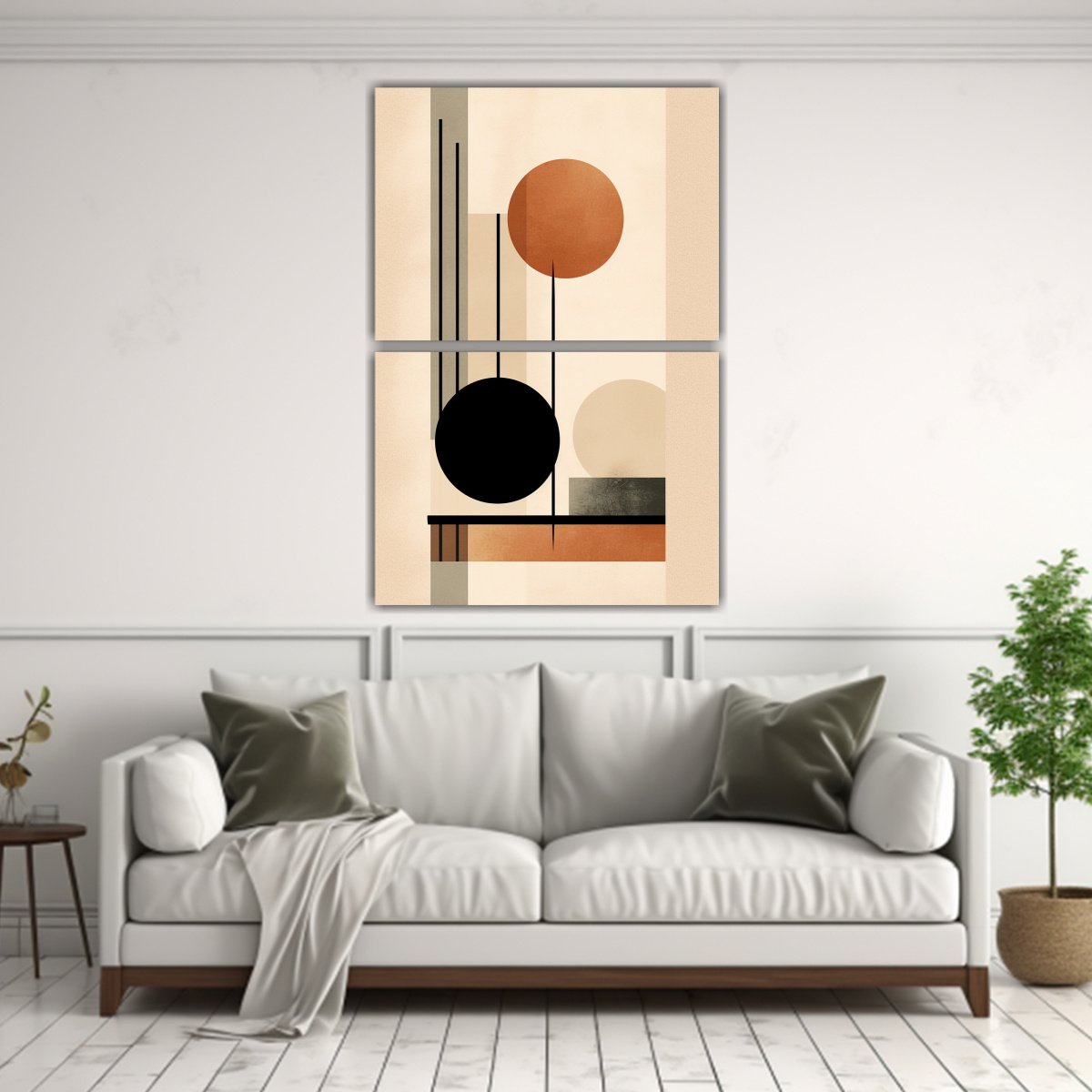 ARTES DE PARED FINAS LÍNEAS MINIMALISMO M 75X100 CM - 2