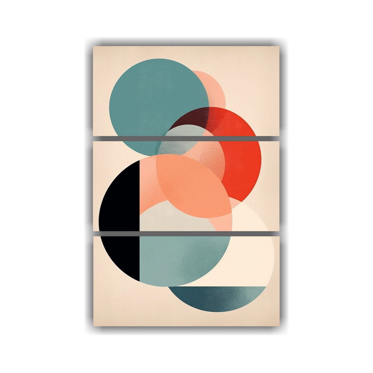 LIENZO DE ARTE MINIMALISTA EN ACUARELA CON 40X60 CM - 1