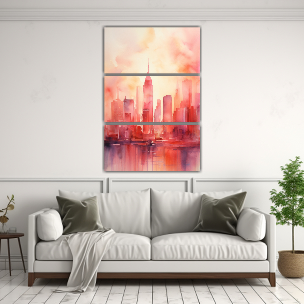 PINTURAS DECORATIVAS DE MANHATTAN, CIUDAD 50X75 CM - 2