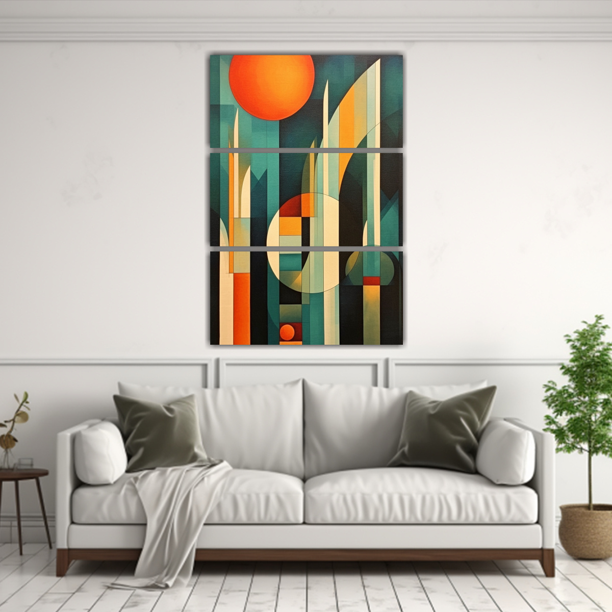 PINTURAS MID CENTURY MODERN EN EL REINO UNIDO 70X105 CM - 2
