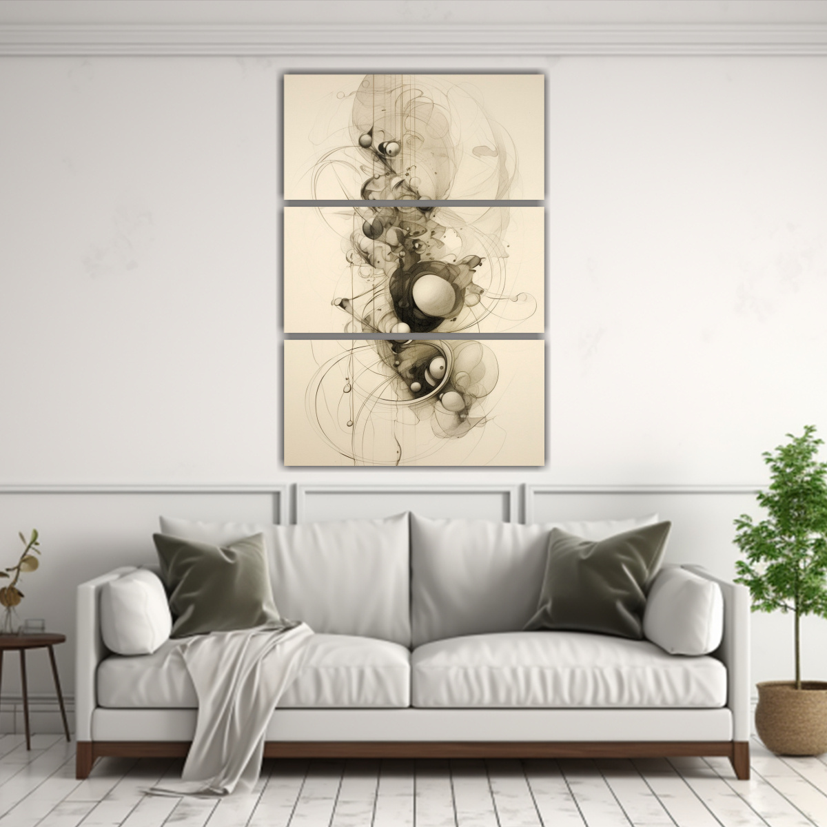PINTURAS DECORATIVAS DE TEMA LUMINOSA EN LIENZO 70X105 CM - 2