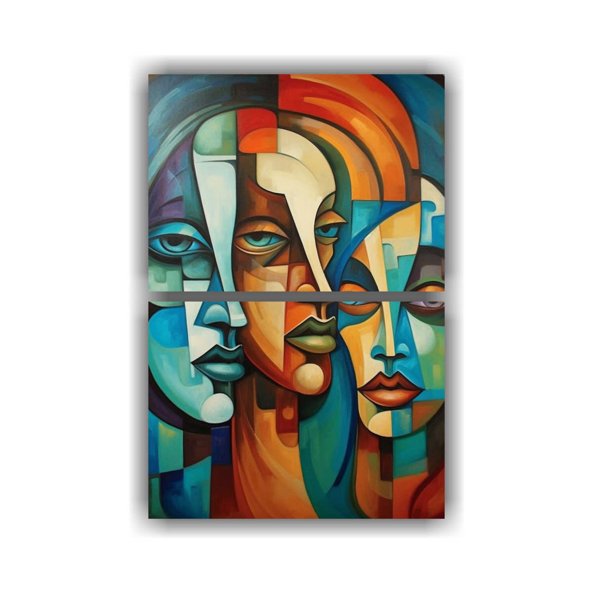 PINTURAS INSPIRADORAS DE MUJERES COLORIDAS CON 30X40 CM - 1