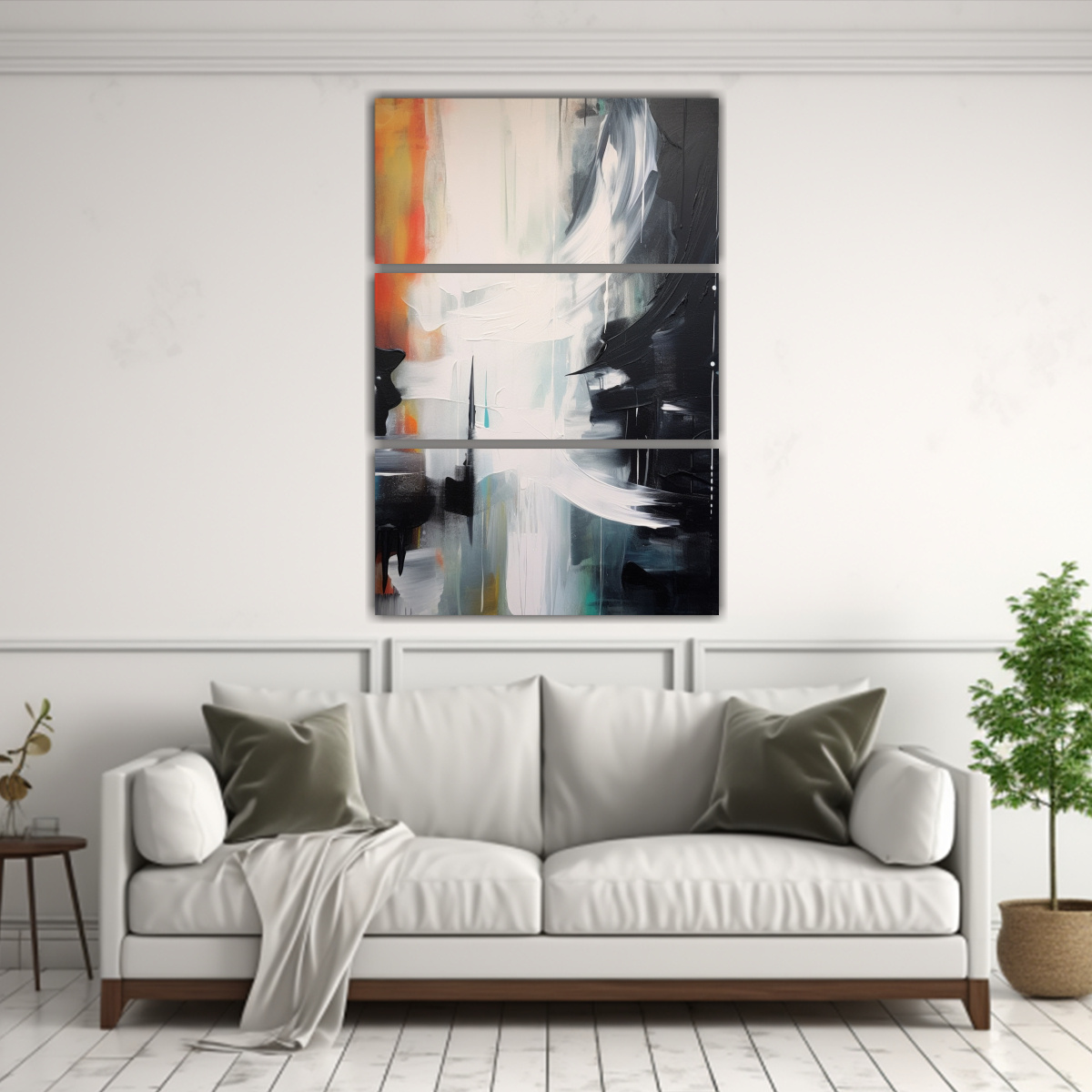 CUADROS ABSTRACTOS CON PERSONALIDAD CREATIVA 120X180 CM - 2