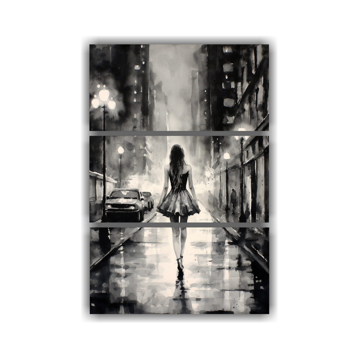 CUADRO DE DECORACIÓN CON MOTIVO DE BAILARINA 100X150 CM - 1