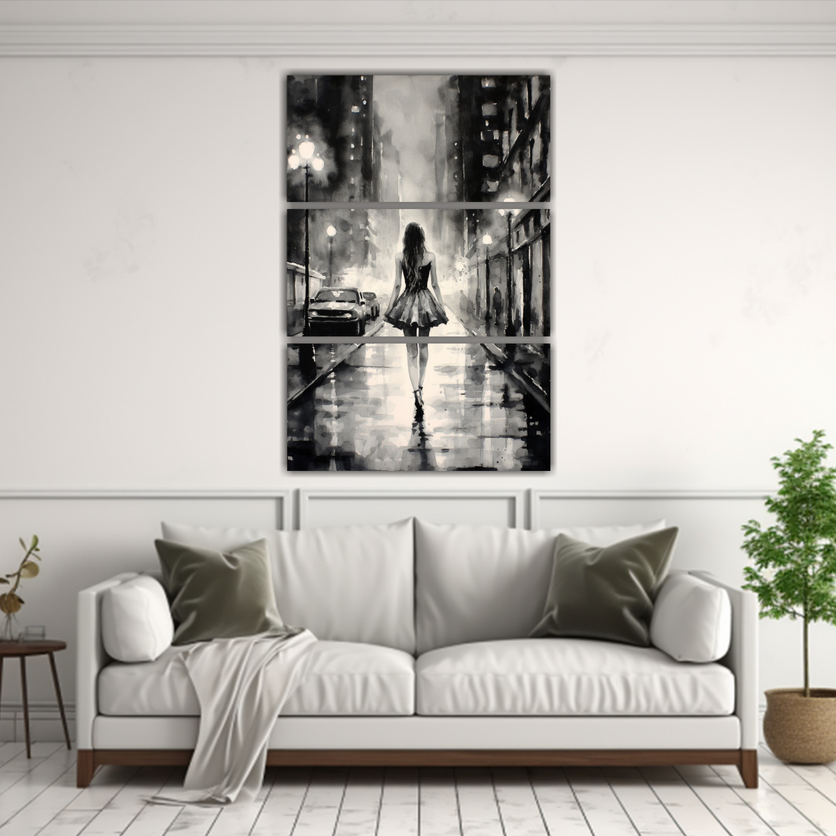 CUADRO DE DECORACIÓN CON MOTIVO DE BAILARINA 100X150 CM - 2