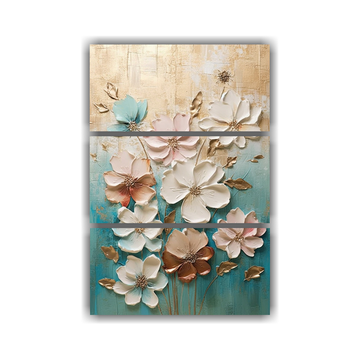 CUADROS DE PARED ABSTRACTOS EN RELIEVE 3D CON 160X240 CM - 1