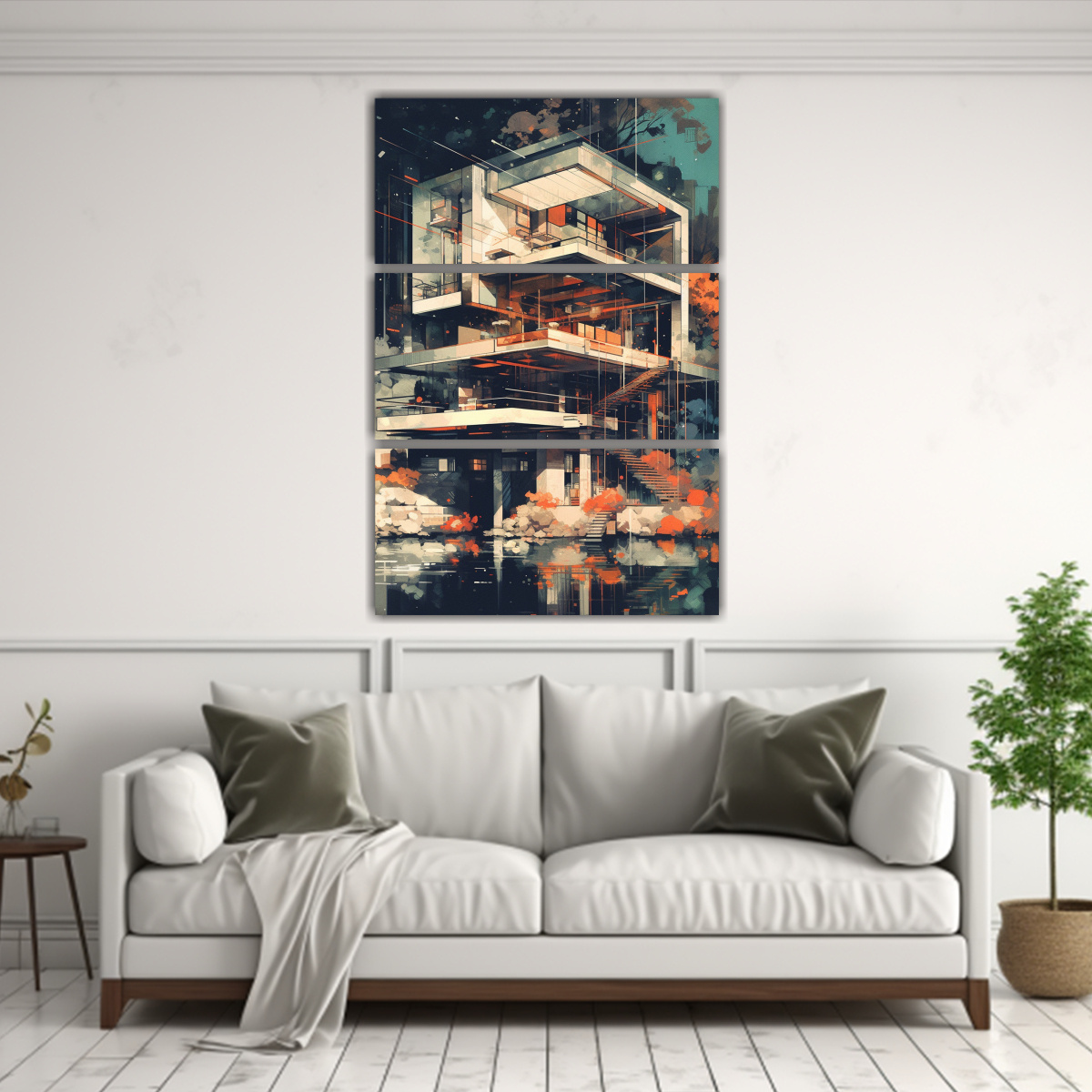 CUADRO RECTANGULAR ESTILO GALERÍA PARA 40X60 CM - 2