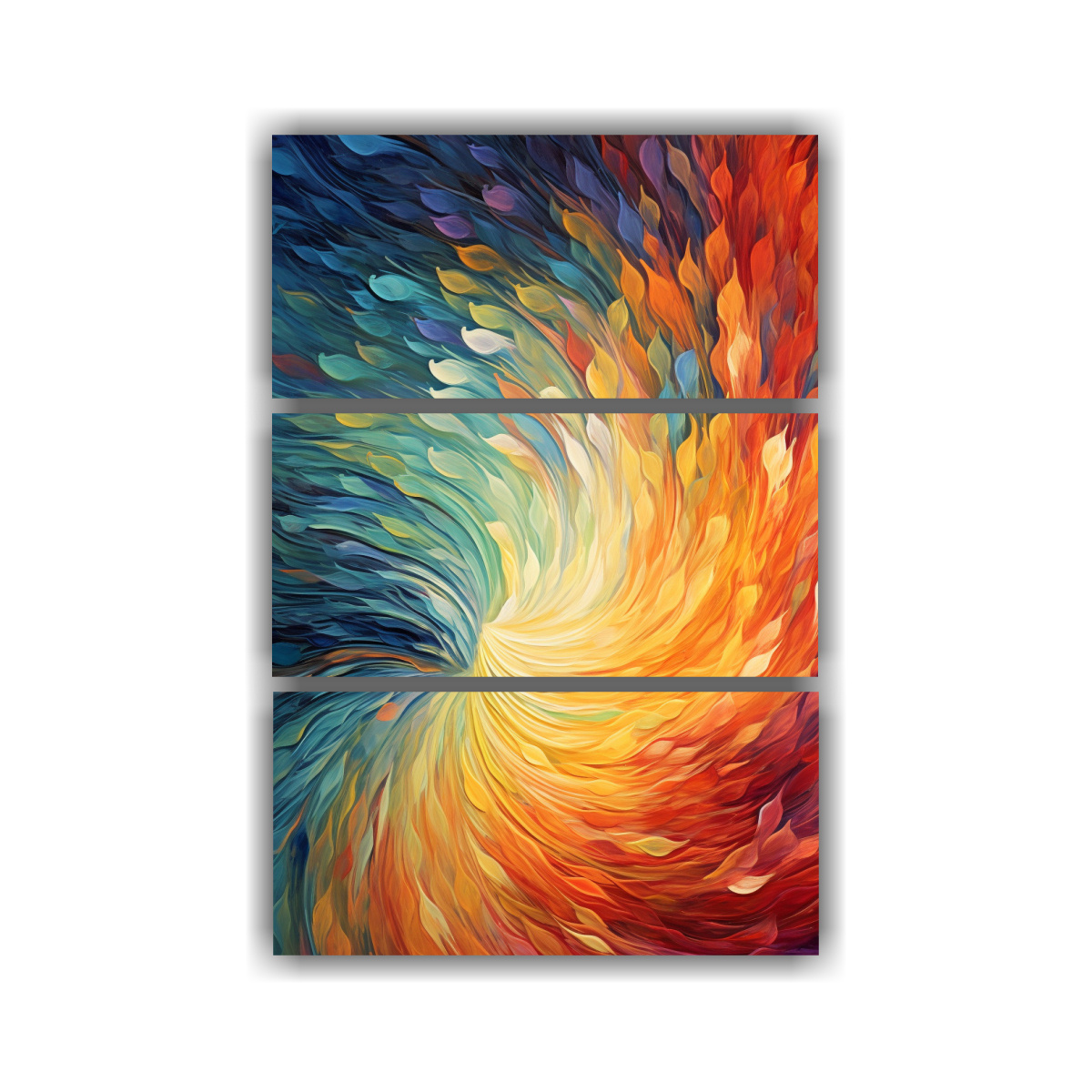 CUADROS ABSTRACTOS MODERNOS PARA LA SALA 100X150 CM - 1