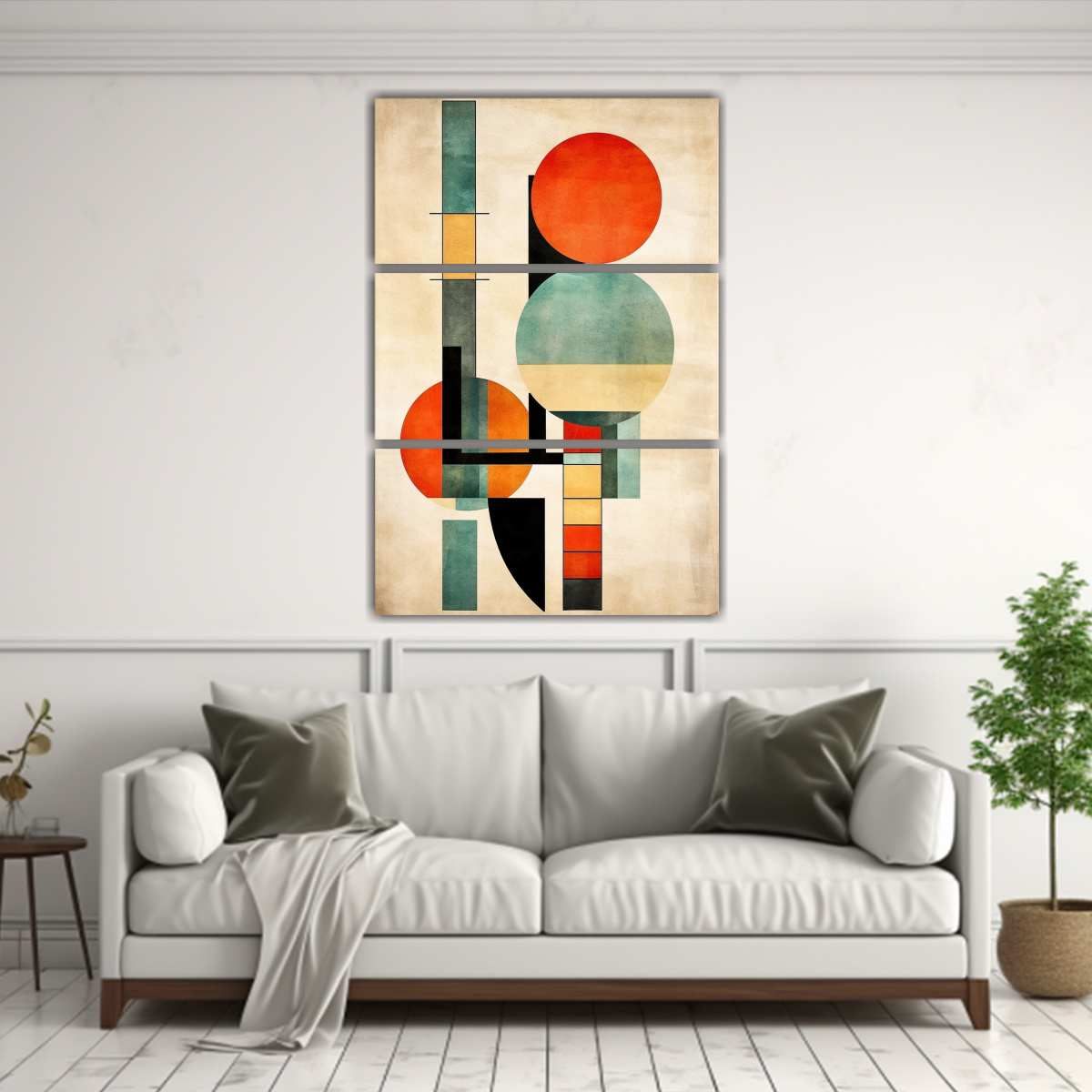 TRES TELAS EN BASTIDOR CALIDOS OBRA MAESTRA 140X210 CM - 2