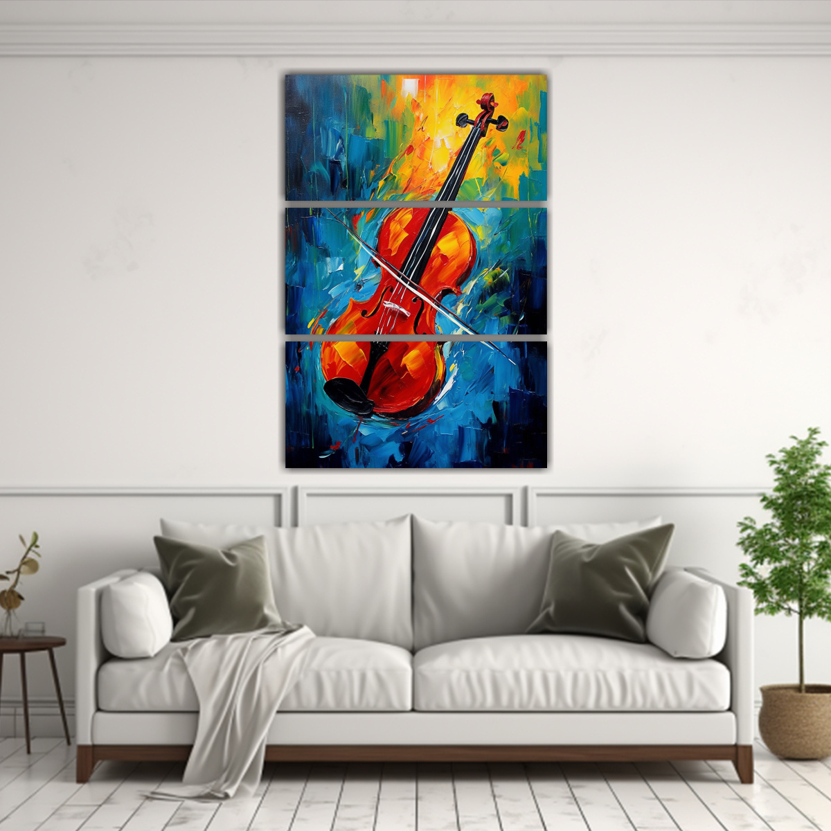 TRÍPTICO DE COLORES VIBRANTES: LA SINFONÍA DEL 120X180 CM - 2