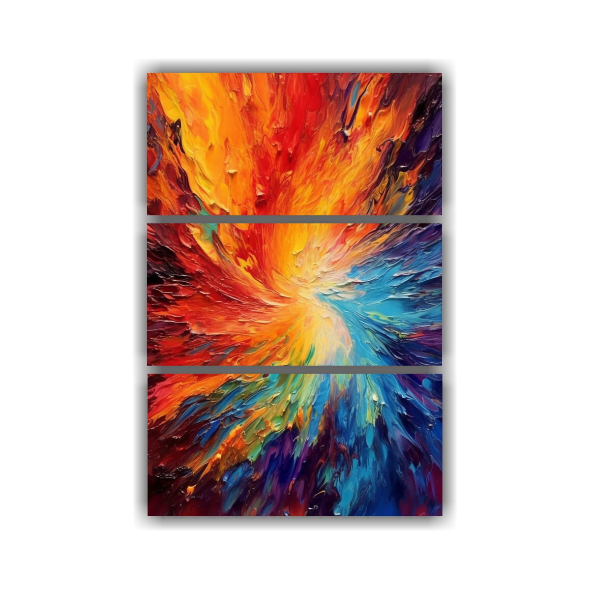 PINTURAS DECORATIVAS ESTILO GALERÍA ARTESANAL 40X60 CM - 1
