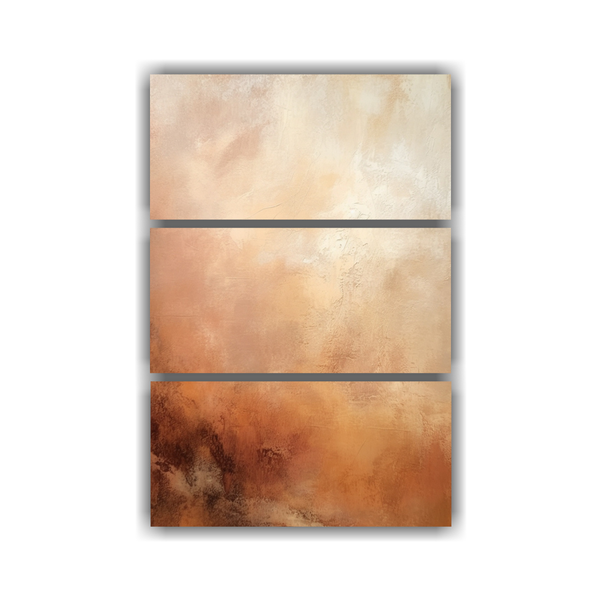 TRES LIENZOS DE TELA CON COMPOSICIÓN EQUILIBRADA 160X240 CM - 1
