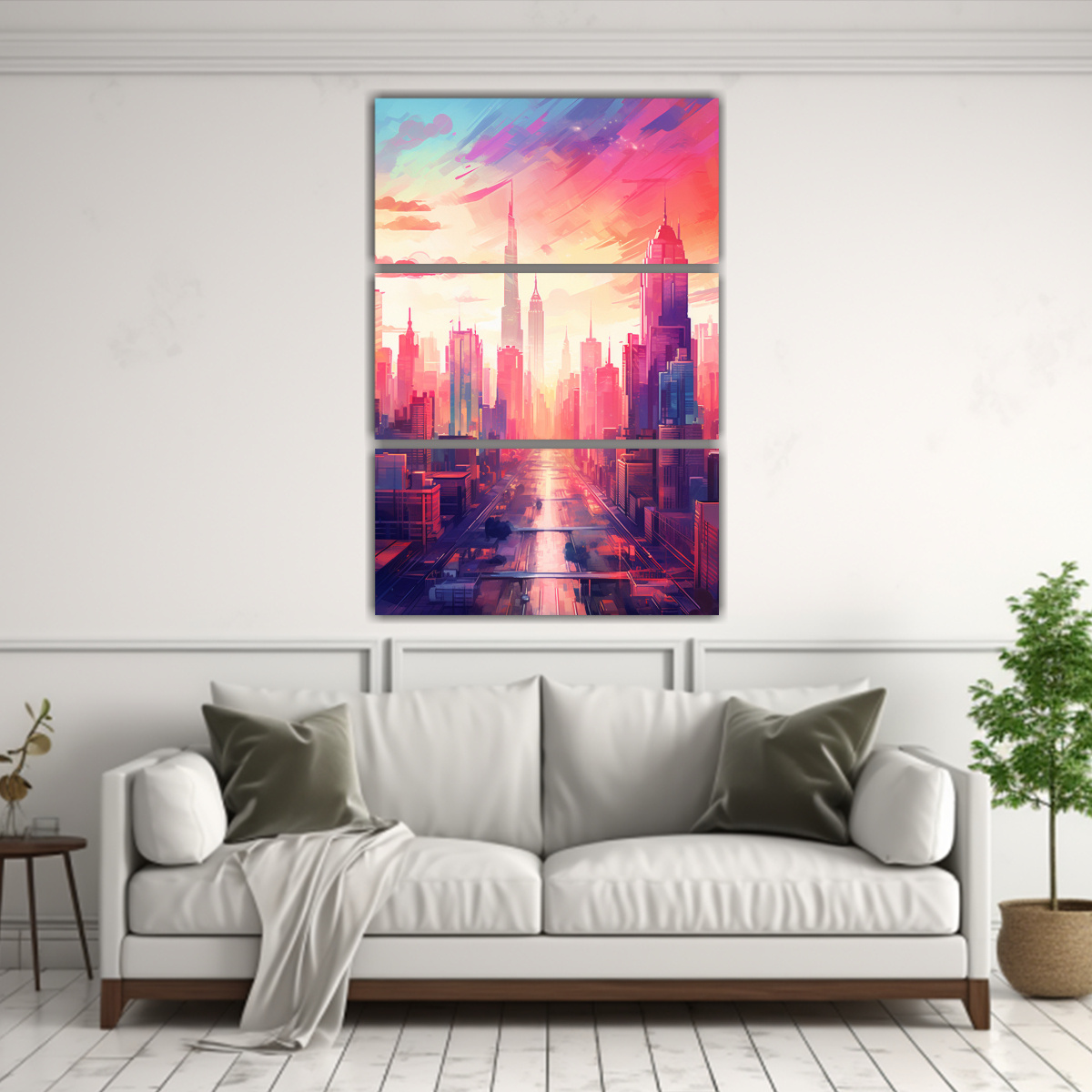 PINTURAS DECORATIVAS CON DISEÑO POP ART VIBRANTE 140X210 CM - 2