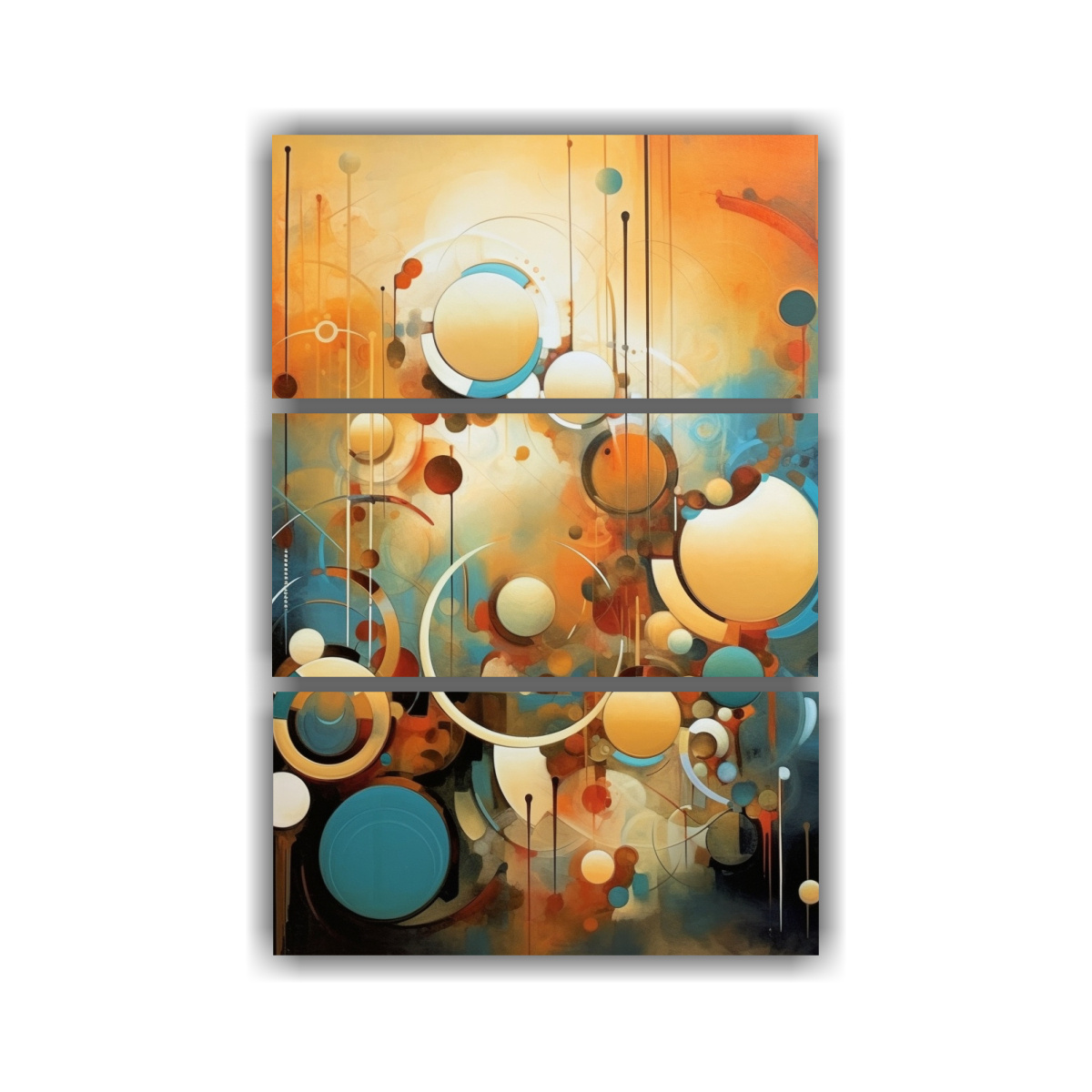 PINTURA ABSTRACTA TRES ARTES CONCEPTO FANTASÍA 160X240 CM - 1