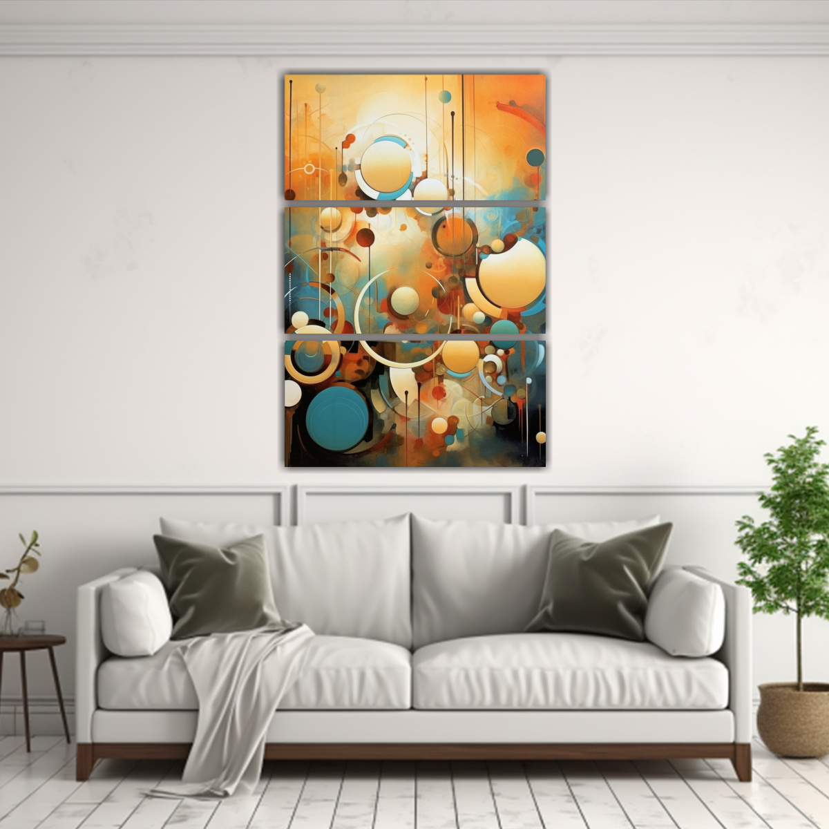 PINTURA ABSTRACTA TRES ARTES CONCEPTO FANTASÍA 160X240 CM - 2