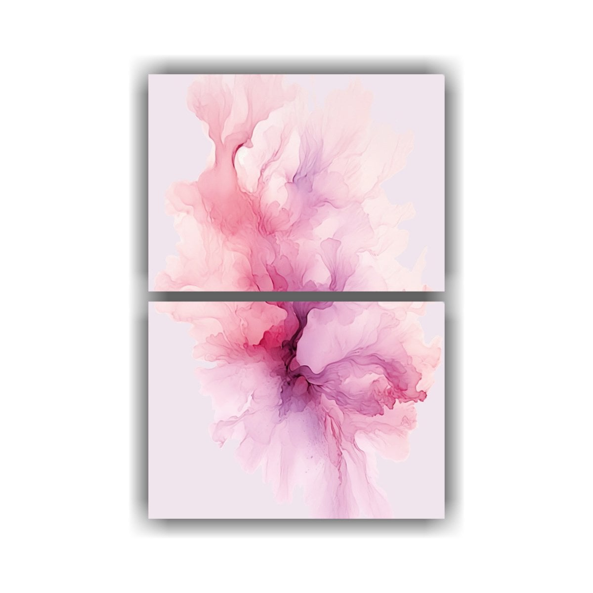 CUADROS INSPIRACIÓN ESTILO ACUARELA MULTICOLOR 75X100 CM - 1