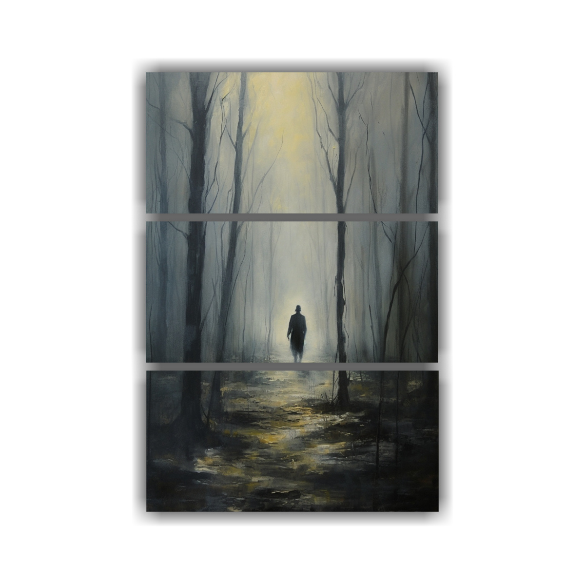 CUADRO FOTOGRAFÍA FANTASÍA ATMOSFERA OSCURA 70X105 CM - 1