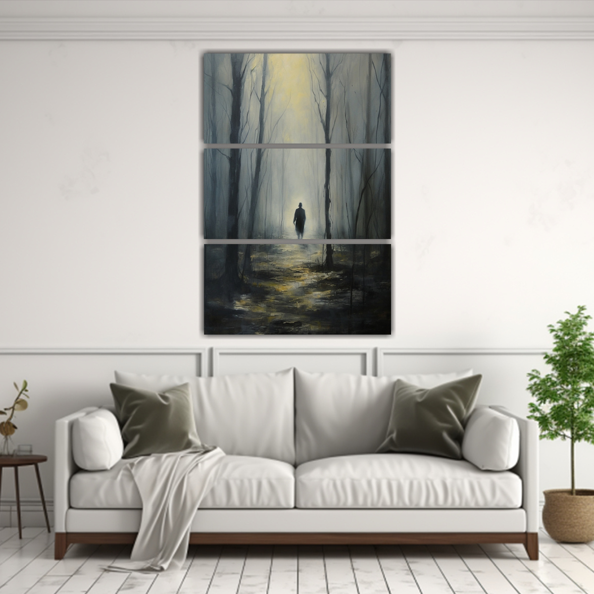 CUADRO FOTOGRAFÍA FANTASÍA ATMOSFERA OSCURA 70X105 CM - 2