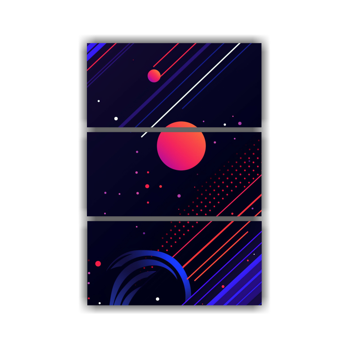 ARTES DE PARED MODERNAS CON DOTS DE COLORES 160X240 CM - 1