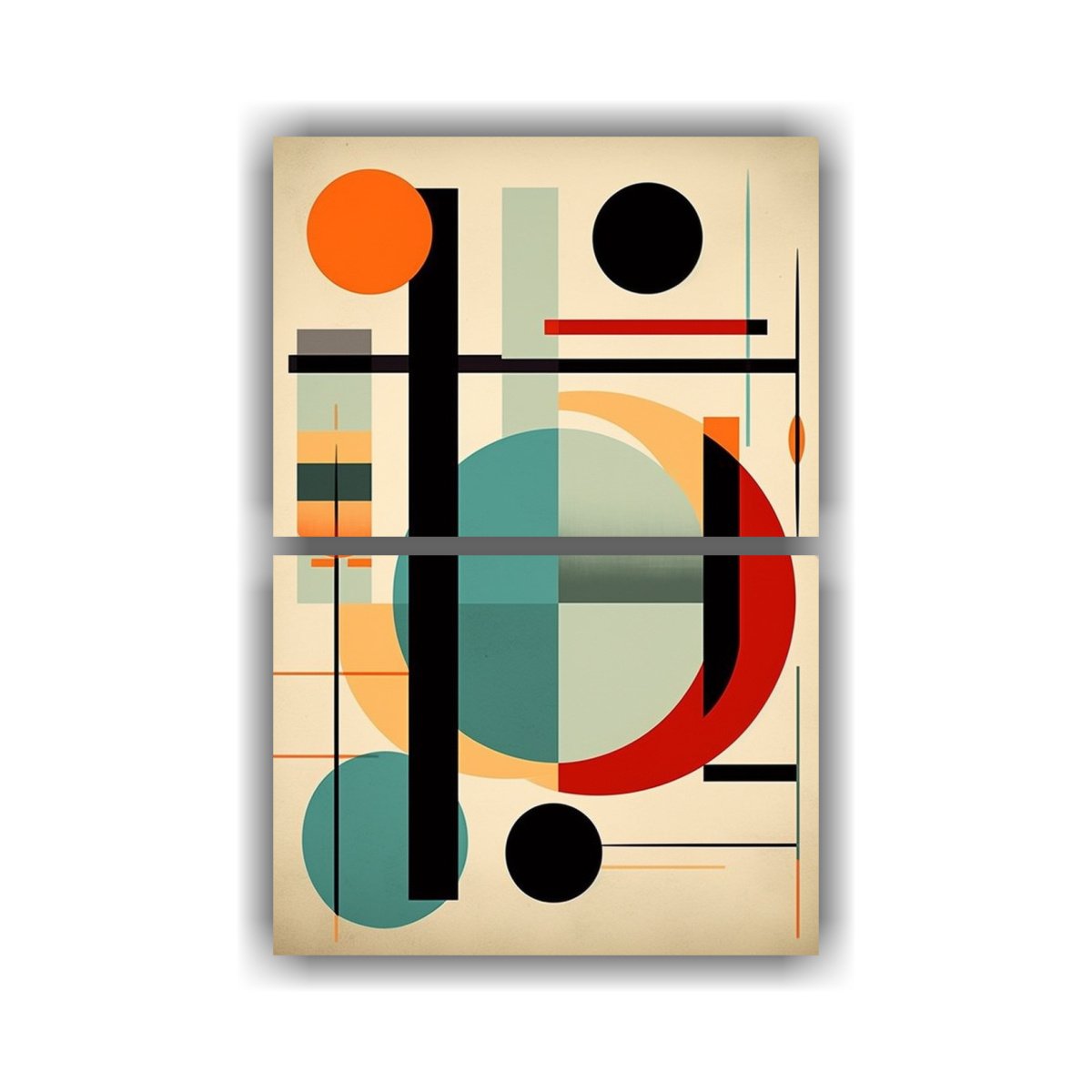 CUADROS ABSTRACTOS SECUENCIALES PARA COCINA 85 120X160 CM - 1