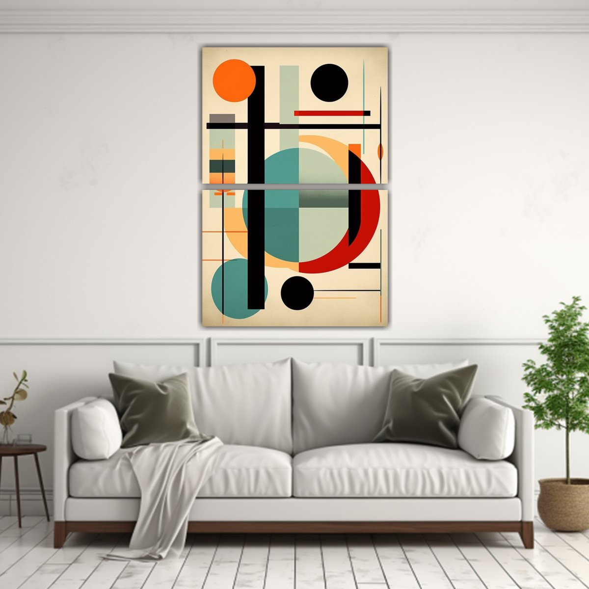 CUADROS ABSTRACTOS SECUENCIALES PARA COCINA 85 120X160 CM - 2