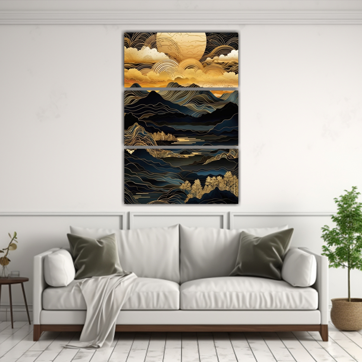 PINTURAS DE DECORACIÓN CON LIENZO ABSTRACTO DE 120X180 CM - 2