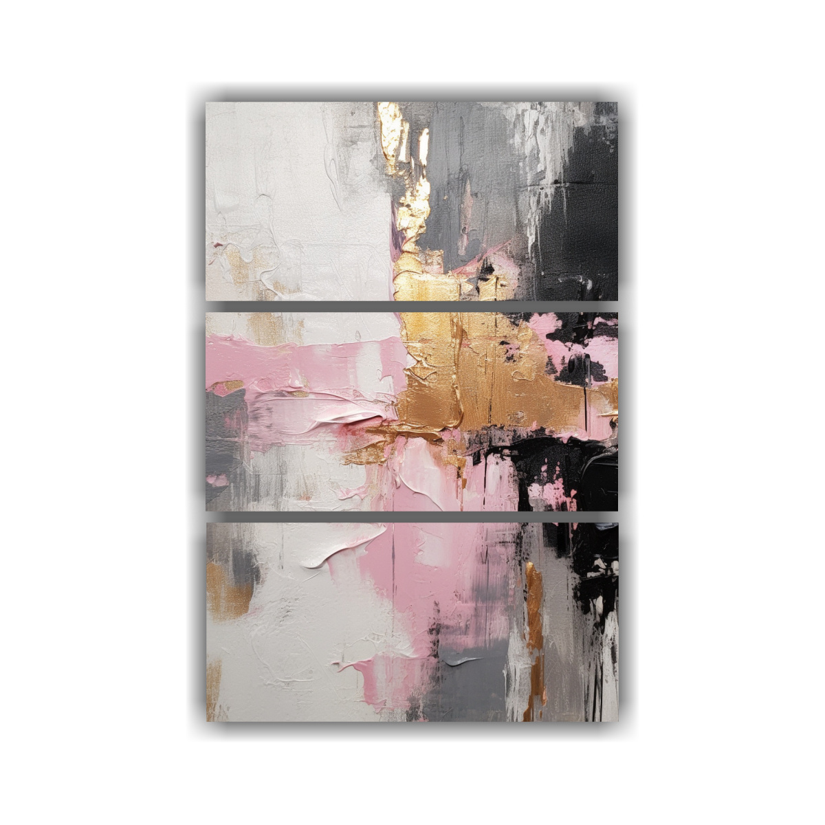 PINTURA ÓLEO MINIMALISTA EN LIENZO ÁSPERO PIN, 120X180 CM - 1