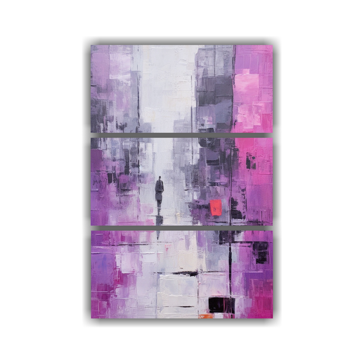 TRES COMPOSICIONES TELA SUBLIMADA INTERIORES EN 70X105 CM - 1