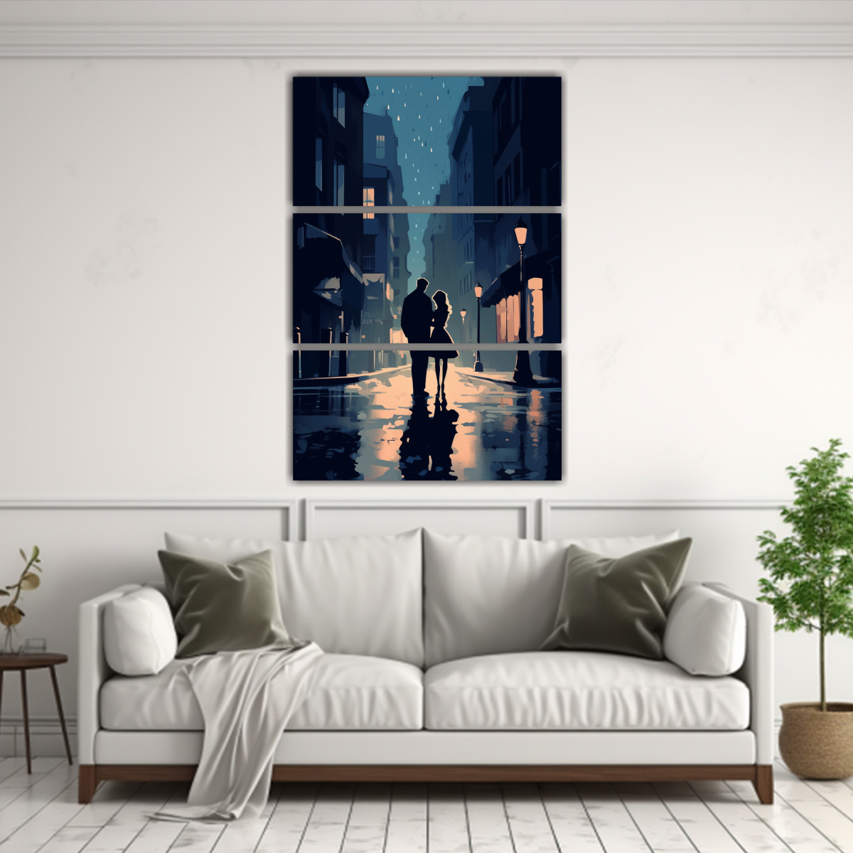 PINTURAS DECORATIVAS DE TRES CUADROS INSPIRACIÓN 120X180 CM - 2