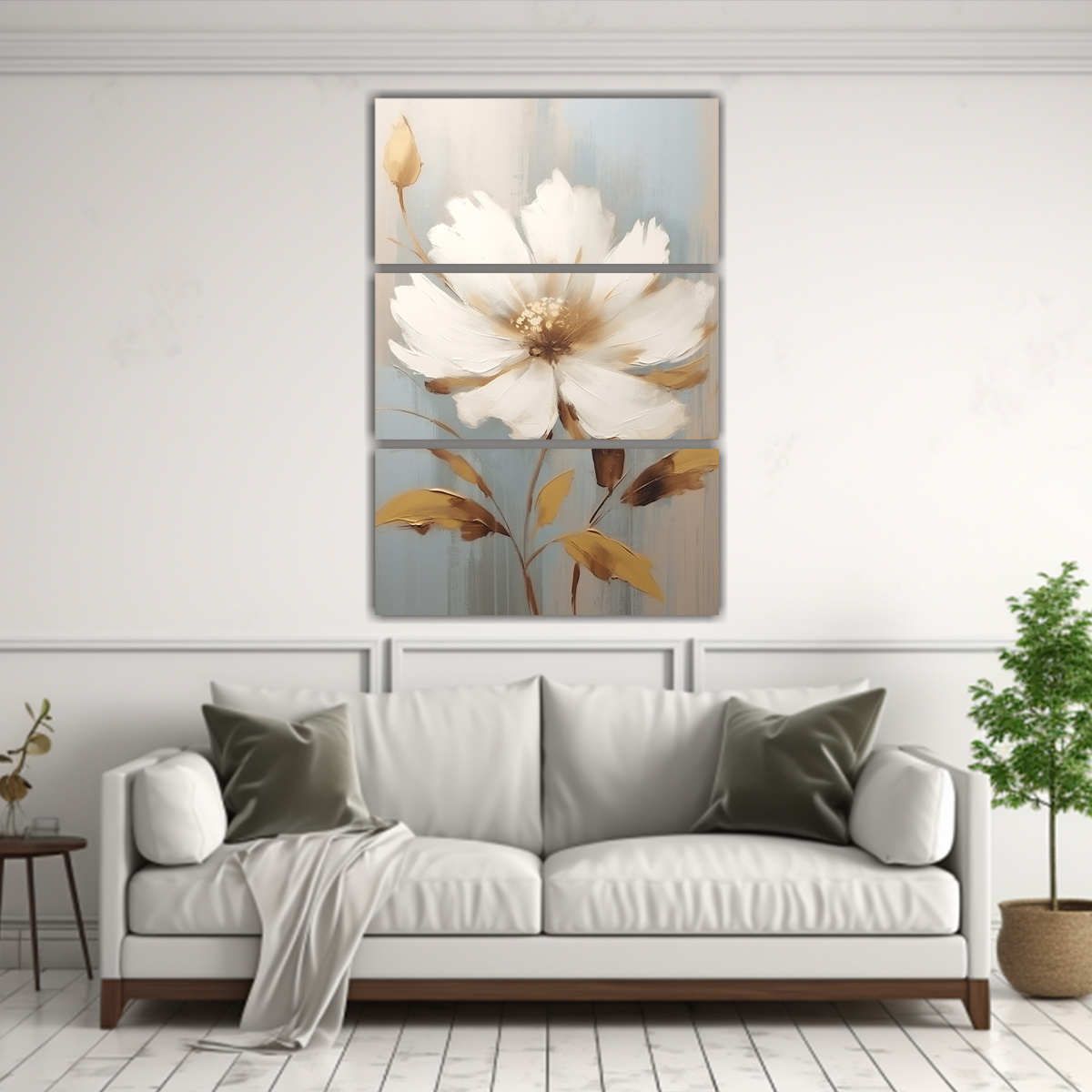 CUADRO DE BAÑO DE ESTUDIO DE PERAS, JUEGO DE 3, 70X105 CM - 2